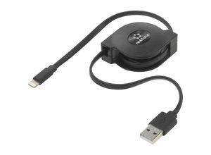 4053199995042 - USB-Kabel usb 20 usb-a Stecker Apple Lightning Stecker 080 m Schwarz RF-4352330 - Renkforce