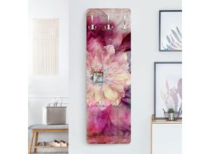 4053302877975 - Micasia - Garderobe Blumen - Grunge Flower - Rosa Pink Größe HxB 119cm x 39cm