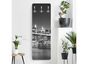 4053302878590 - Micasia - Garderobe New York - Nighttime Manhattan Bridge ii Größe HxB 119cm x 39cm