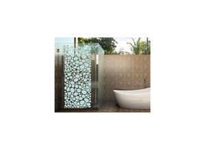 4053322921603 - Micasia - Fensterfolie - Sichtschutzfolie NoUL972 Kieselsteine iii - Milchglasfolie - Milchglasfolie Farbe Sparkling Yellow Größe 140cm x 60cm