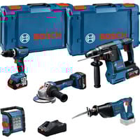 4053423353051 - 18V Profi Set 5 Werkzeuge (GBH 18V-26 GSB 18V-65 GSA 18V-LI GWS 18V-11 GLI 18V-1200 C) Werkzeug-Set