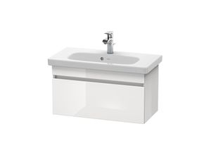 4053424045825 - Duravit - DuraStyle Waschtischunterschrank wandhängend 6399 1 Auszug 730mm für DuraStyle Farbe (Front Korpus) Weiß Hochglanz Dekor - DS639902222