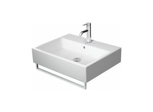 4053424091013 - Vero Air Waschtisch 60x47cm mit Überlauf mit Hahnlochbank 1 Hahnloch geschliffen Farbe Weiß - 2350600027 - Duravit