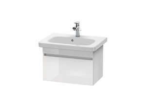 4053424123509 - Duravit - DuraStyle Waschtischunterschrank wandhängend 6379 1 Auszug 580mm für DuraStyle Farbe (Front Korpus) Weiß Hochglanz Dekor - DS637902222