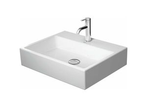 4053424139456 - Duravit - Vero Air Aufsatzbecken 60x47cm ohne Überlauf mit Hahnlochbank 1 Hahnloch geschliffen glasierte Rückwand Farbe Weiß mit Wondergliss