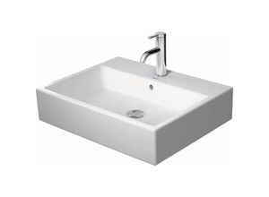 4053424139524 - Duravit - Vero Air Aufsatzbecken 60x47cm mit Überlauf mit Hahnlochbank 1 Hahnloch geschliffen glasierte Rückwand Farbe Weiß mit Wondergliss