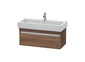 4053424222509 - Duravit Ketho Waschtischunterschrank wandhängend 6688 1 Auszug 950mm für Vero Farbe (Front Korpus) Nussbaum Natur Dekor - KT668807979