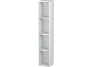 4053424296845 - L-Cube Regalelement Breite 180mm Tiefe 180mm vertikal 4 Fächer Farbe Weiß Matt Dekor - LC120501818 - Duravit