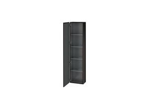 4053424305615 - L-Cube Hochschrank Breite 400mm Tiefe 243mm 1 Tür Anschlag links Farbe Schwarz Hochglanz Lack - LC1170L4040 - Duravit