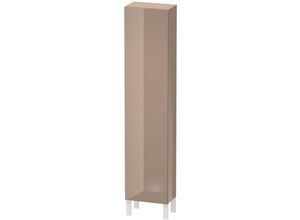 4053424305950 - L-Cube Hochschrank Breite 400mm Tiefe 243mm 1 Tür Anschlag rechts Farbe Cappuccino Hochglanz Lack - LC1170R8686 - Duravit