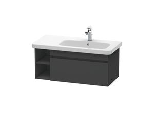 4053424312590 - Duravit - DuraStyle Waschtischunterschrank wandhängend 6396 1 Auszug 930mm für DuraStyle Becken rechts Farbe (Front Korpus) Graphit Matt Dekor