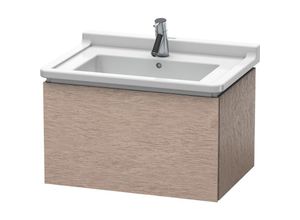 4053424352305 - L-Cube Waschtischunterbau wandhängend 1 Auszug 670mm für Starck 3 Farbe Eiche Kaschmir Echtholzfurnier - LC616401111 - Duravit