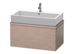 4053424366234 - Duravit L-Cube Waschtischunterbau für Konsole Breite 820mm Tiefe 477mm 1 Auszug Farbe Eiche Kaschmir Echtholzfurnier - LC580201111