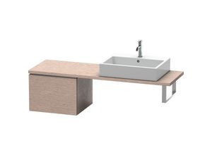 4053424376974 - Duravit L-Cube Unterschrank für Konsole Breite 520mm Tiefe 477mm 1 Auszug Farbe Eiche Kaschmir Echtholzfurnier - LC582201111