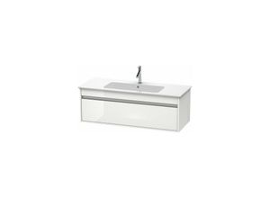 4053424450278 - Duravit - Ketho Waschtischunterschrank wandhängend 6421 1 Auszug 1200mm für me by Starck 233612 Farbe (Front Korpus) Weiß Hochglanz Dekor