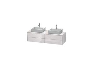 4053424560731 - Duravit XSquare Waschtischunterbau wandhängend 1600 x 548 cm 4 Schubkästen oberer Schubkasten inkl Siphonausschnitt und Schürze Farbe