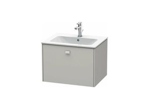 4053424578620 - Duravit Brioso Waschtischunterbau wandhängend 620 x 479 cm 1 Auszug für Waschtisch ME by Starck 233663 Farbe (Front Korpus) Betongrau Matt