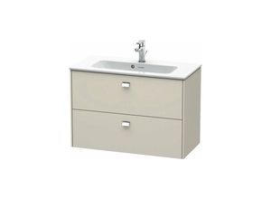 4053424581118 - Duravit - Brioso Waschtischunterbau wandhängend Compact 820 x 389 cm mit 2 Schubkästen inkl Siphonausschnitt und Schürze für Waschtisch me by