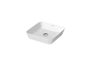 4053424587585 - Duravit Cape Cod Aufsatzbecken 430x430 mm ohne Hahnlochbank ohne Überlauf Farbe Innenfarbe Weiß Außenfarbe Weiß Seidenmatt - 2340432600