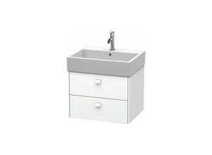 4053424592329 - Duravit - Brioso Waschtischunterbau wandhängend 584 x 459 cm 2 Schubkästen inkl Siphonausschnitt und Schürze für Waschtisch Vero Air 235060