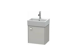 4053424593678 - Duravit Brioso Waschtischunterbau wandhängend 434 x 339 cm 1 Tür Anschlag rechts für Waschtisch Vero Air 072445 Farbe (Front Korpus) Betongrau