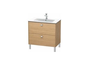 4053424595948 - Duravit - Brioso Waschtischunterbau stehend 820 x 479 cm mit 2 Auszüge inkl Siphonausschnitt und Schürze für Waschtisch me by Starck 233683