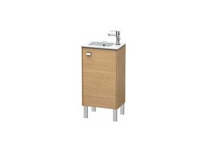 4053424607436 - Duravit Brioso Waschtischunterbau stehend 420 x 289 cm 1 Tür Anschlag rechts 1 Glasfachboden für Waschtisch ME by Starck 072343 Farbe