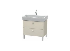 4053424607597 - Duravit Brioso Waschtischunterbau stehend 784 x 459 cm 2 Auszüge oberer Auszug inkl Siphonausschnitt und Schürze für Waschtisch Vero Air