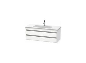 4053424638676 - Duravit Ketho Waschtischunterschrank wandhängend 6431 2 Schubkästen inkl Siphonauschnitt und Schürze 1200mm für ME by Starck 233612 Farbe