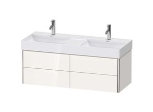 4053424706412 - XSquare - Doppelwaschtischschrank 40x118x46 cm 4 Auszüge weiß glänzend XS416402222 - Duravit