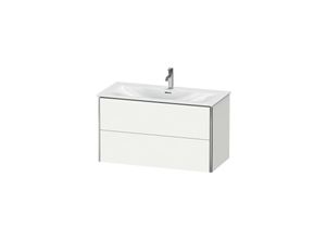 4053424711867 - XSquare Waschtischunterbau wandhängend 1010x 478 cm 2 Schubkästen für Waschtisch Viu 234410 Farbe (Front Korpus) Lichtblau Matt - XS432500909