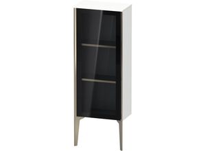 4053424736556 - Duravit - XViu XV1360 Halbhochschrank mit Glastür stehend Anschlag rechts 400x240 mm Höhe 890 mm Farbe (Front Korpus) champagner matt nussbaum