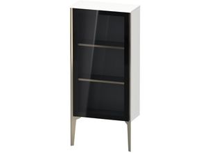 4053424740638 - Duravit - XViu XV1361 Halbhochschrank mit Glastür stehend Anschlag rechts 500x240 mm Höhe 890 mm Farbe (Front Korpus) champagner matt nussbaum