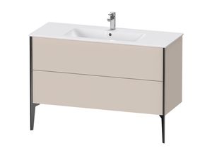 4053424809397 - Xviu 4484 Waschtischunterbau stehend 2 Auszüge für Waschtisch me by Starck 233612 1210x480 mm Farbe (Front Korpus) schwarz matt taupe