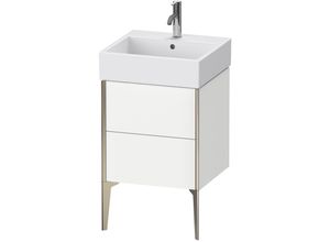 4053424827773 - Duravit XViu 4533 Waschtischunterbau stehend 2 Auszüge für Waschtisch Vero Air 235050 484x454 mm Farbe (Front Korpus) weiß matt champagner matt