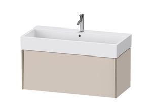 4053424839646 - Duravit XViu 4237 Waschtischunterbau wandhängend 1 Auszug für Waschtisch Vero Air 235010 984x454 mm Farbe (Front Korpus) champagner matt taupe