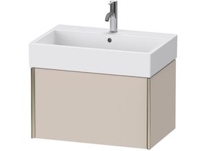 4053424855363 - Duravit - XViu 4235 Waschtischunterbau wandhängend 1 Auszug für Waschtisch Vero Air 235070 684x454 mm Farbe (Front Korpus) champagner matt taupe