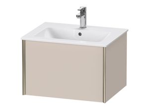 4053424862170 - XViu 4025 Waschtischunterbau wandhängend 1 Auszug für Waschtisch me by Starck 233663 610x480 mm Farbe (Front Korpus) champagner matt taupe