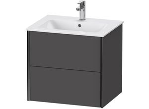 4053424866260 - XViu 4125 Waschtischunterbau wandhängend 2 Schubkästen für Waschtisch Me by Starck 233663 610x480 mm Farbe (Front Korpus) schwarz matt graphit 4053424866260 - XViu 4125 Waschtischunterbau wandhängend 2 Schubkästen für Waschtisch Me by Starck 233663 610x480 mm Farbe (Front Korpus) schwarz matt graphit