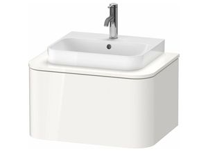 4053424867144 - Duravit - Happy D2 Plus Waschtischunterbau für Konsole wandhängend 650x480 mm 1 Auszug für Aufsatzbecken Farbe (Front Korpus) Weiß Hochglanz