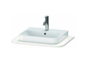 4053424867618 - Duravit - Happy D2 Plus Konsole HP031B 650x480 mm 1 Auschnitt für Waschtischunterbau HP4940 HP4960 Farbe (Front Korpus) Weiß Hochglanz Dekor