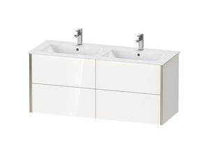 4053424874029 - XViu 4129 Waschtischunterbau wandhängend 4 Schubkästen für Doppelwaschtisch me by Starck 233613 1280x480 mm Farbe (Front Korpus) champagner