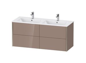 4053424874227 - XViu 4129 Waschtischunterbau wandhängend 4 Schubkästen für Doppelwaschtisch me by Starck 233613 1280x480 mm Farbe (Front Korpus) champagner