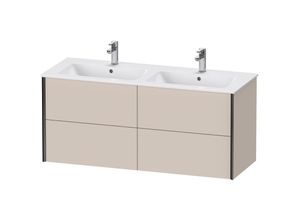 4053424874272 - Duravit - XViu 4129 Waschtischunterbau wandhängend 4 Schubkästen für Doppelwaschtisch me by Starck 233613 1280x480 mm Farbe (Front Korpus)