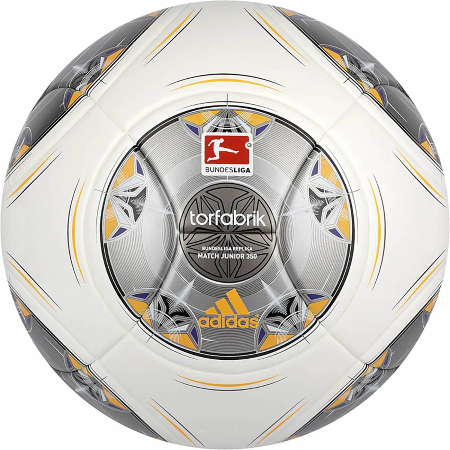 4053518457275 - adidas Torfabrik 2013 Junior 350 Trainingsball (5 white silver zest matte silver)