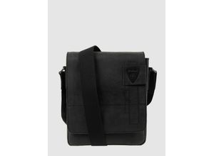 4053533065134 - strellson Umhängetasche Richmond Leder Emblem uni für Herren schwarz