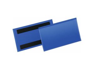 4053625321131 - - Beschriftungsschild magnetisch Innenformat 150 x67 mm Außenformat 160 x 80 mm Farbe dunkelblau