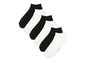 4053657452551 - ewers - Sneaker-Socken ESSENTIAL MIX 6er-Pack in weiß schwarz Gr27-30