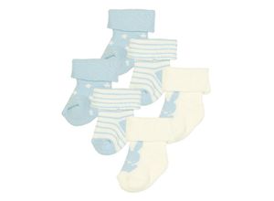 4053657493530 - ewers - Erstlings-Socken EWI PLÜSCH 6er-Pack in hellblau