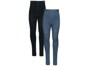 4053657647216 - ewers - Leggings UNI BASIC 2er-Pack in marine jeans Gr122 128